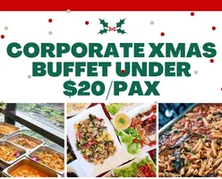 Corporate Buffet Catering for Office Christmas Parties Under $20/pax